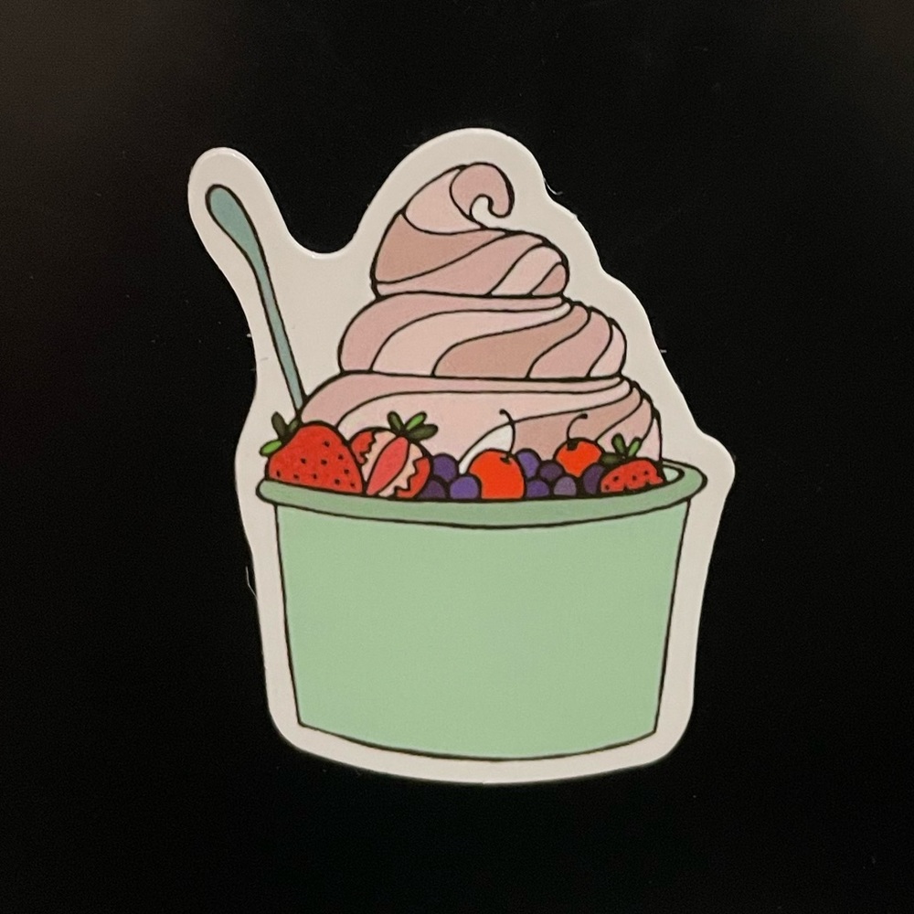 Frozen Yogurt Sticker